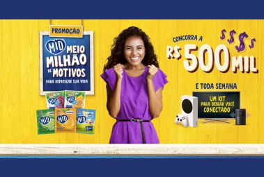 Promoção Meio Milhão de motivos para refrescar sua vida com MID